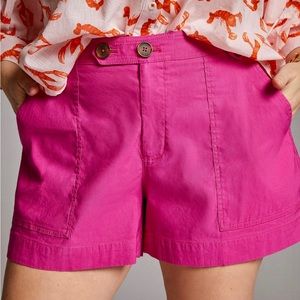 Anthropologie Maeve Elena Classic Retro High Rise Preppy Shorts